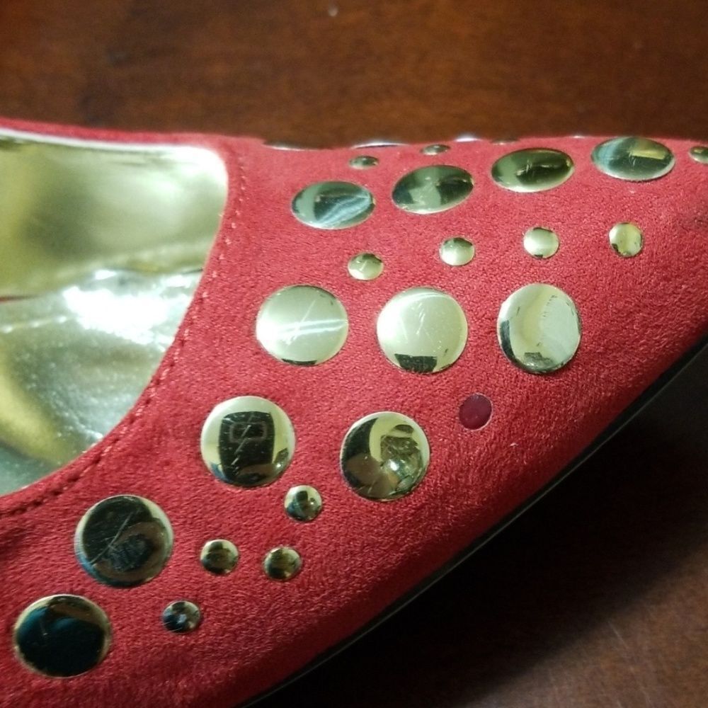 Red Natalie Heels - Picture 5 of 7